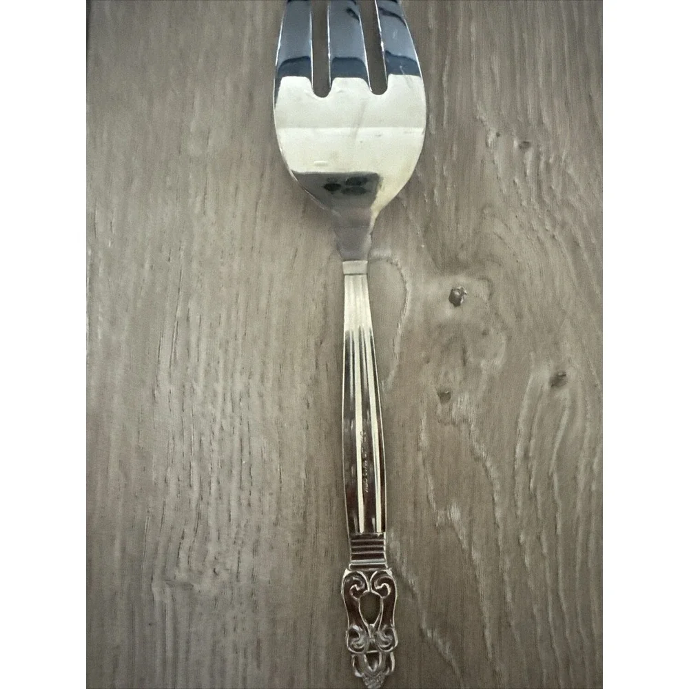 Towle Stainless‎ Steel 18/10 KING GUSTAV Slotted Cold Meat Fork China